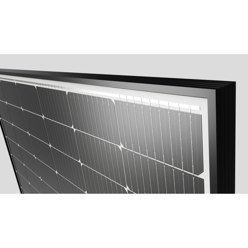 Panel fotowoltaiczny 450 W TOPCona bifacial black frame - AVIA Solar 48-18X(ND)-F