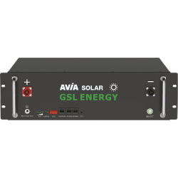Magazyn energii 5.12 kWh (LV), GSL51100-3U, AVIA SOLAR / GSL Energy (rackowy)