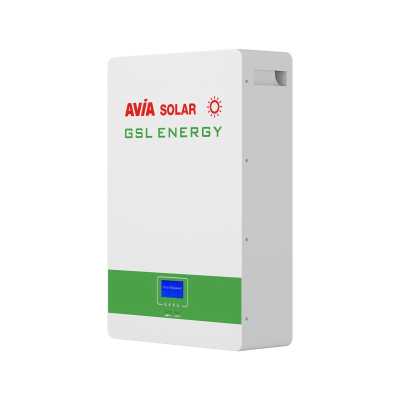 Magazyn energii 5.12 kWh (LV), GSL051100A-B-GBP2,  AVIA SOLAR / GSL Energy (naścienny)