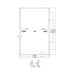 Panel fotowoltaiczny 455W monofacial black frame TOPCon HT-SAEE HT54-18X(N)-455