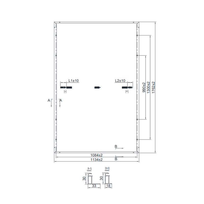 Panel fotowoltaiczny 455W monofacial black frame TOPCon HT-SAEE HT54-18X(N)-455