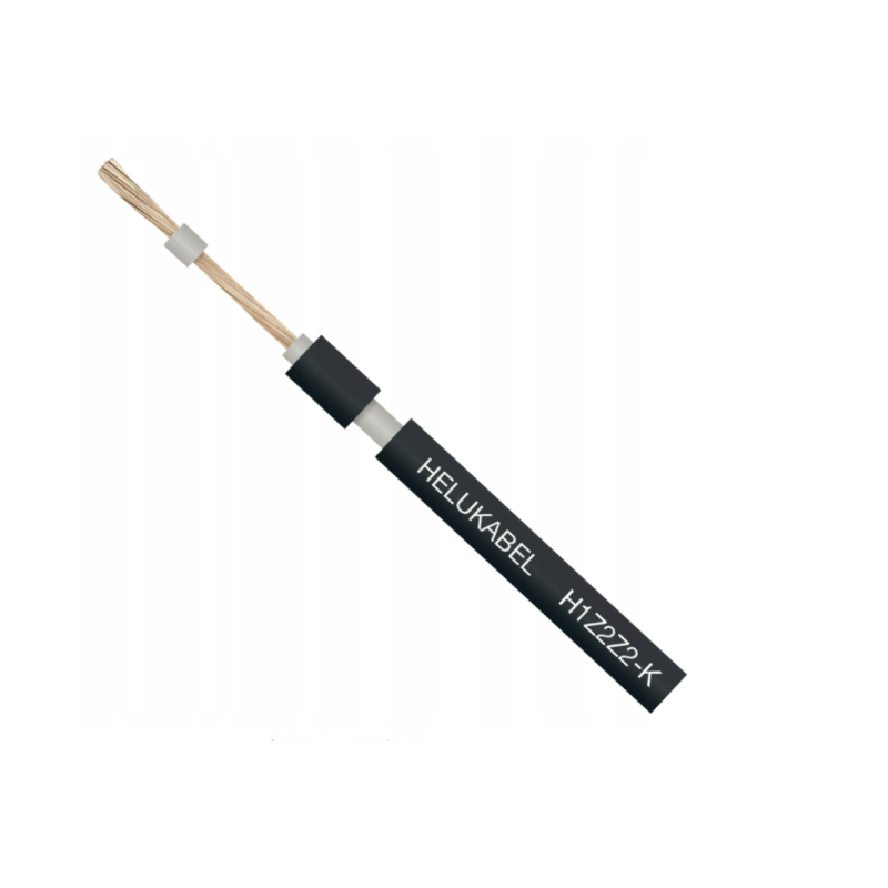 Przewód do instalacji PV DC czarny 1x6 mm² 1500 V HELUKABEL - H1Z2Z2-K 