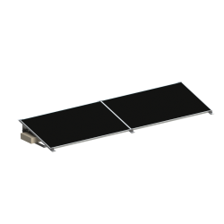 Ekierka 2 uchwyty pod panel do 1910 mml VALUEIMPEX VISOLAR FR-B-02, poziom