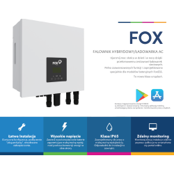 Funkcje Falownik hybrydowy HV wysokonapięciowy FoxEss Jednofazowy Ładowarka AC H1-EAC1 3.0 3.7 4.6 5.0 6.0 kW