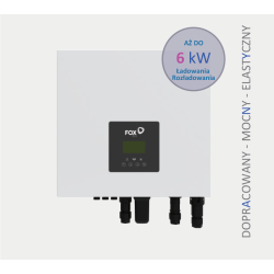 Ładowanie rozładowanie Falownik hybrydowy HV wysokonapięciowy FoxEss Jednofazowy Ładowarka AC H1-EAC1 3.0 3.7 4.6 5.0 6.0 kW