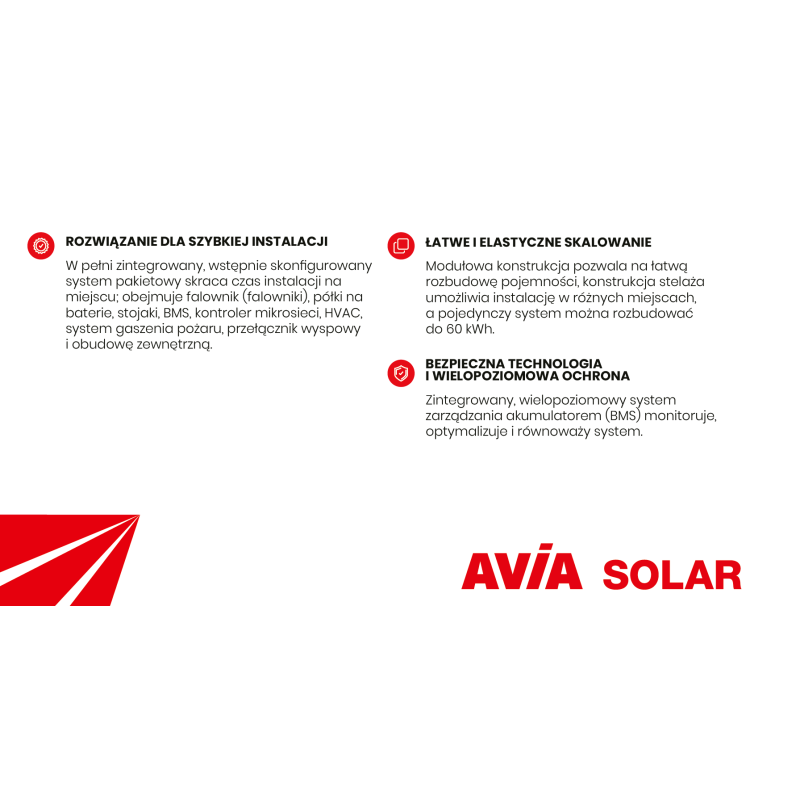копія Magazyn energii przemysłowy (C&I) BESS-K50 kWh, AVIA SOLAR / GSL Energy (bez falownika)