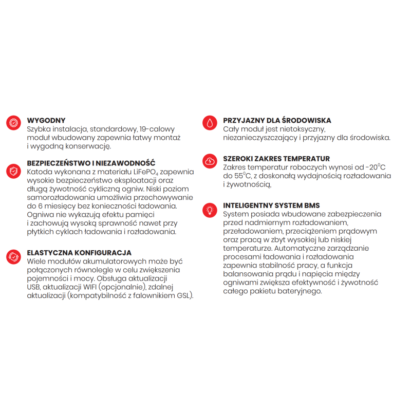 Magazyn energii 5.12 kWh (LV) rackowy AVIA Solar / GSL Energy - GSL51-100