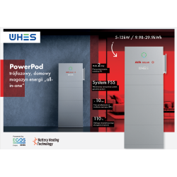 Magazyn energii All-in-One 9.98 kWh (HV) AVIA Solar / WHES PowerPod-TH-WH-TIA103