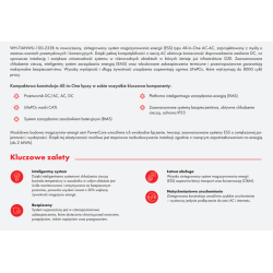 Magazyn energii przemysłowy (C&I) All-in-One 233 kWh  AVIA Solar / WHES PowerCore - WH-TIANWU-100-233B