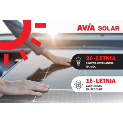 Moduł fotowoltaiczny AVIA Solar 60-18X(N) 480W N-Type, monofacjalny, czarna ramka