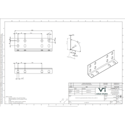 копія Zestaw montażowy do stołu VALUEIMPEX P-KG-1703 2VX2 UNI